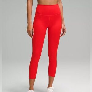Lululemon Wunder Train High-Rise Crop 23" hot heat size 4